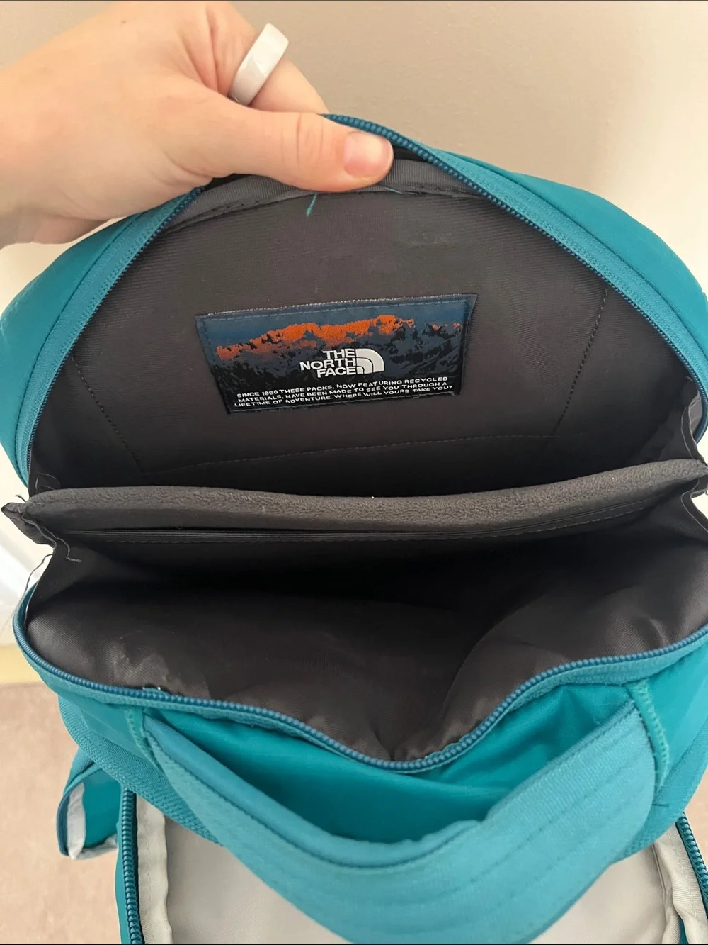 The North Face Teal Surge Backpack